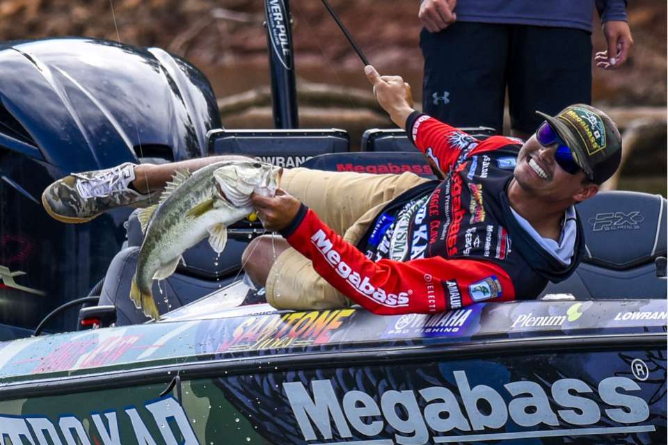 Hunting big largemouth on the shoreline or going offshore chasing spotted bass gorging on blueback herring. At Lake Chatgue those strategies were in play at the Toyota Bassmaster Angler of the Year Championship. 
<P>
<em>All captions: Craig Lamb</em>