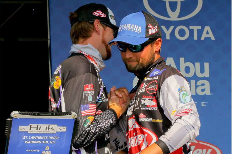 The top storyline at the event is the Toyota Bassmaster Angler of the Year race, which has come down to a battle of best friends, Justin Lucas and Josh Bertrand.