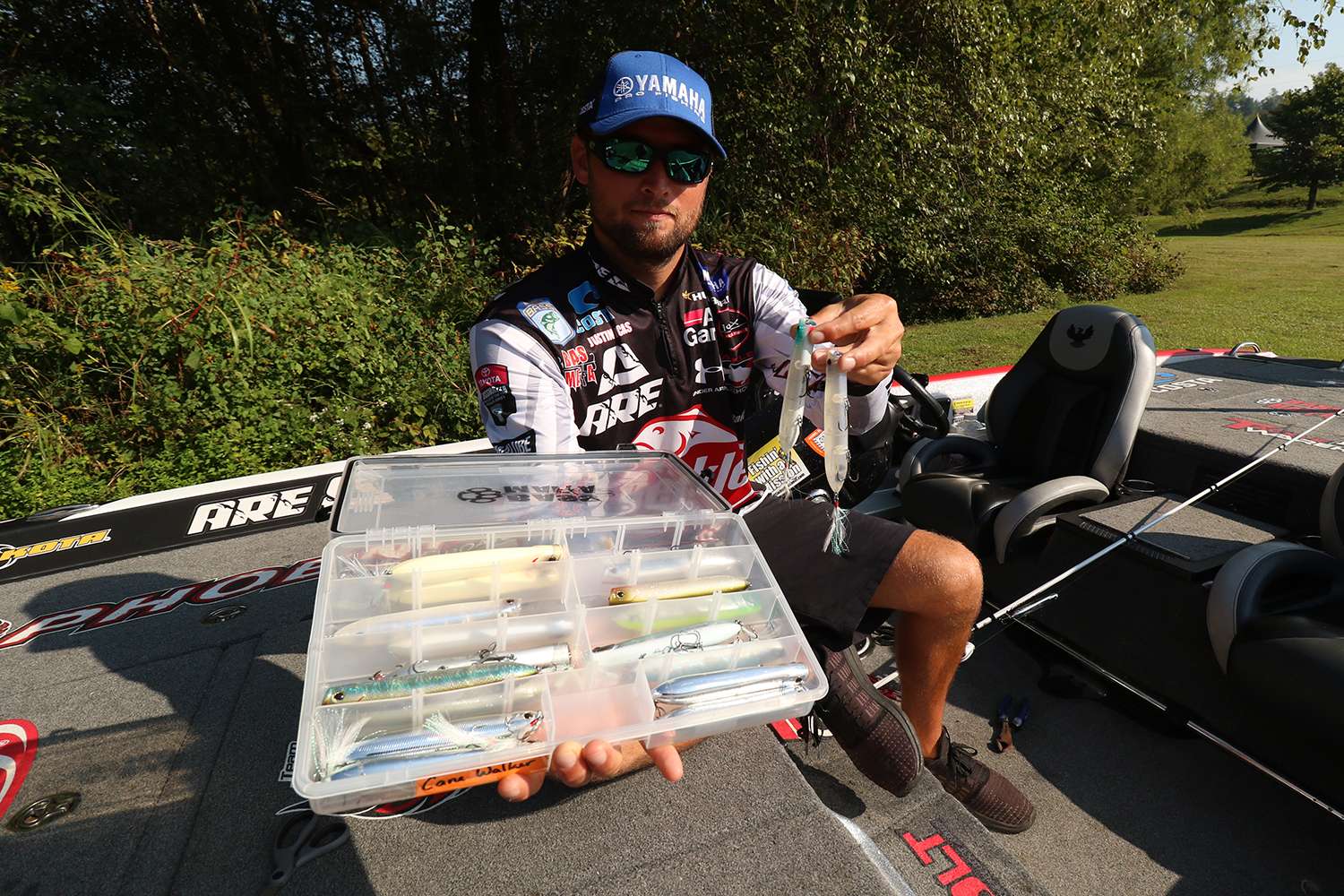 The Berkley Cane Walker is a topwater pencil popper that rattles, flashes and rolls its way over feeding bass. 