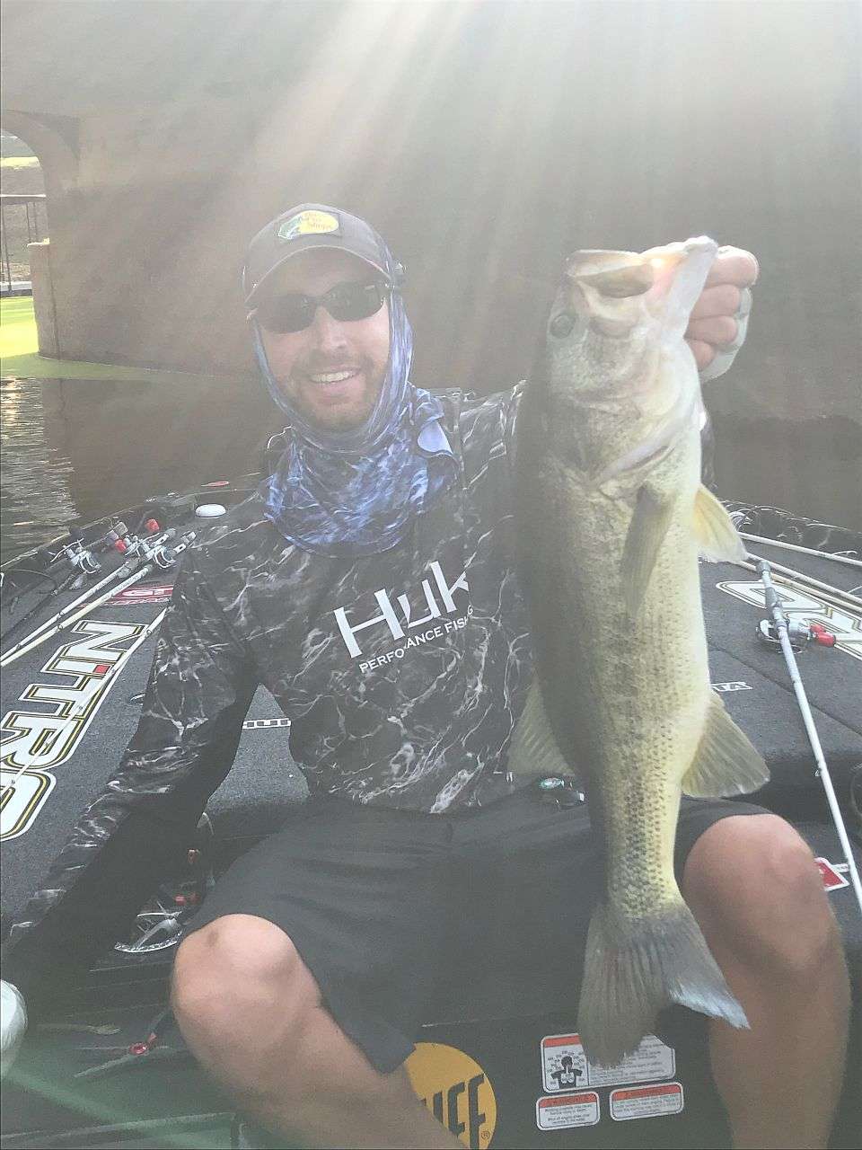 This 5.25 lber was worthy of a âWooo!â from the champion of the last Bassmaster open!
