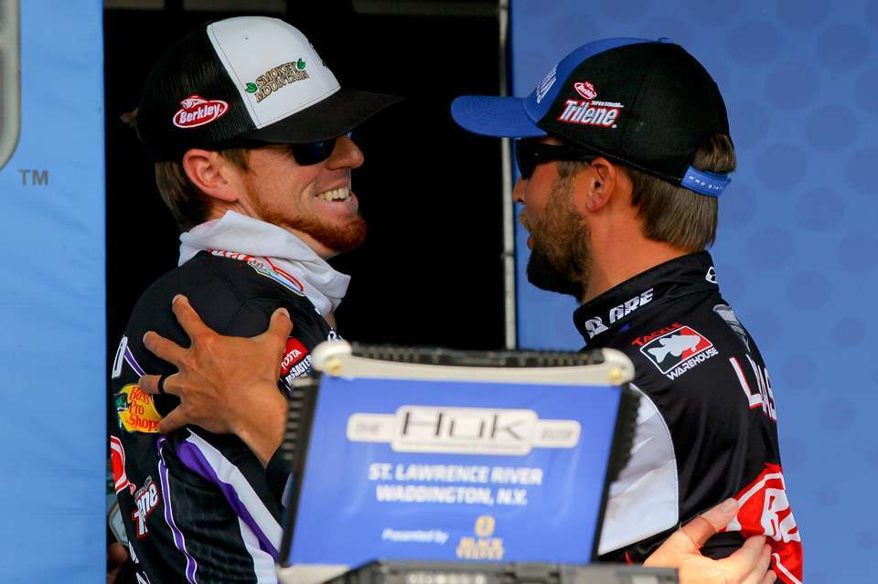 Young Elites Justin Lucas and Josh Bertrand are set for a Toyota Bassmaster Angler of the Year Championship showdown on Georgia's Lake Chatuge Sept. 20-23, 2018. The duo leads the race to secure the prestigious Toyota Bassmaster Angler of the Year title for the 2018 season.
<p>
The top 50 anglers in the Bassmaster Elite Series point standings are also competing for Bassmaster Classic berths and a share of the tournament's $1,000,000 purse. Meet all the Elites set to fish the season-ending event.