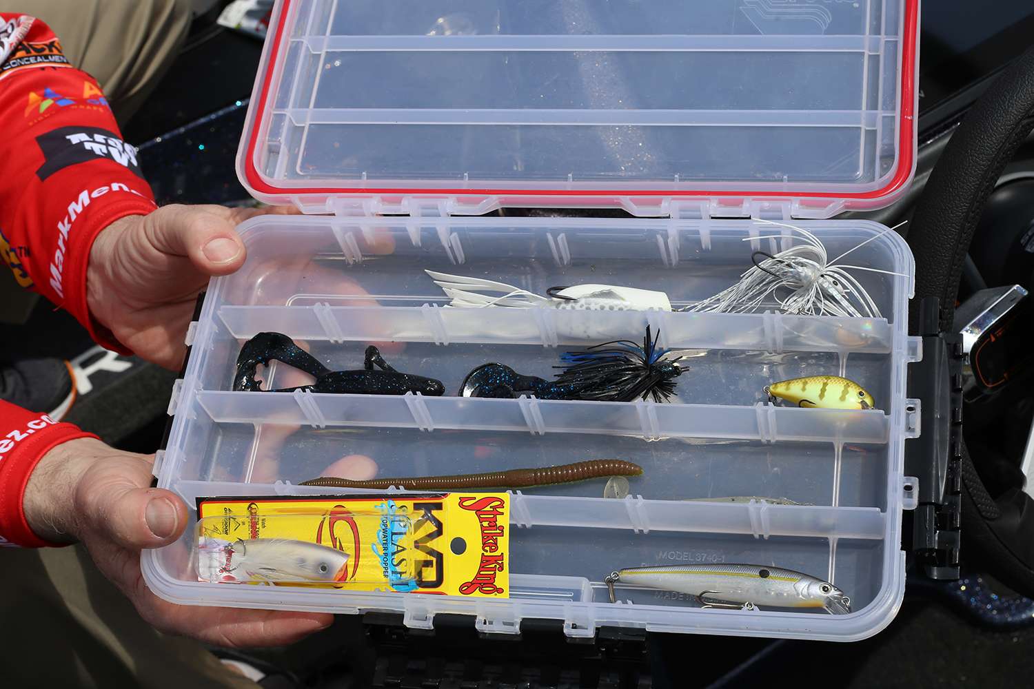 He also said adding a creature of some sort to the back of your buzzbaits might add buoyancy, which helps getting the blades to begin churning at the end of your cast. 