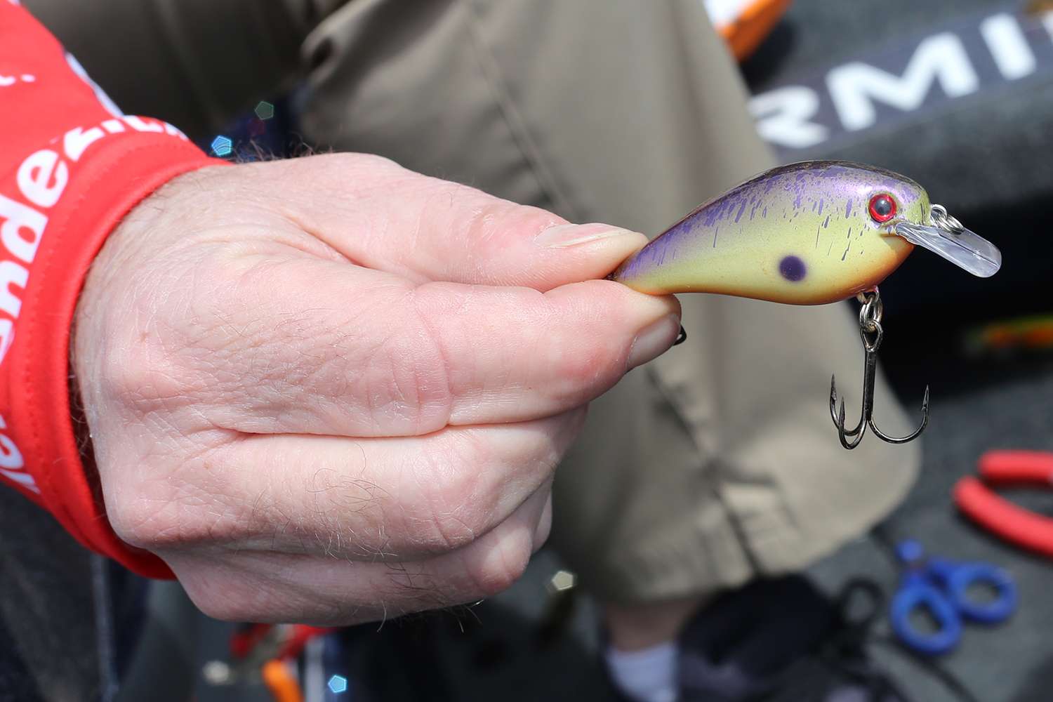 This is a very sexy looking Strike King KVD 1.5 squarebill. That color is very realistic, isn't it?