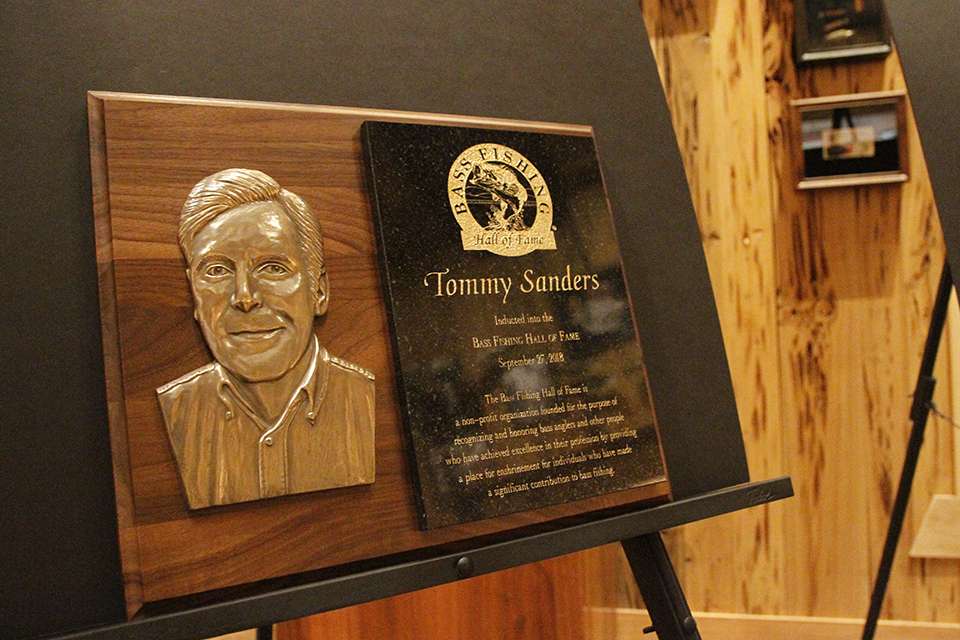 Bassmaster TV's own Tommy Sanders was one of the six inductees.