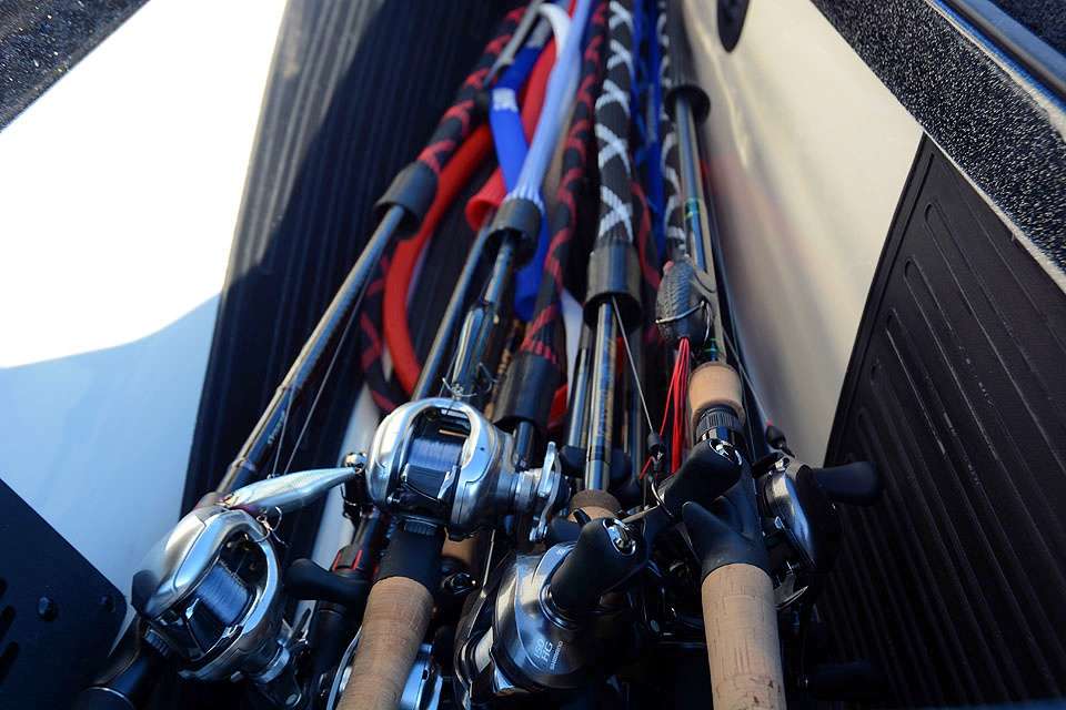 Lintner removed the rod tubes from the storage compartment to increase space for storing spinning rigs. âItâs a matter of preference, nothing more.â For a versatile angler like Lintner it makes sense. Removing the tubes increased storage space by one-third, he added. 

