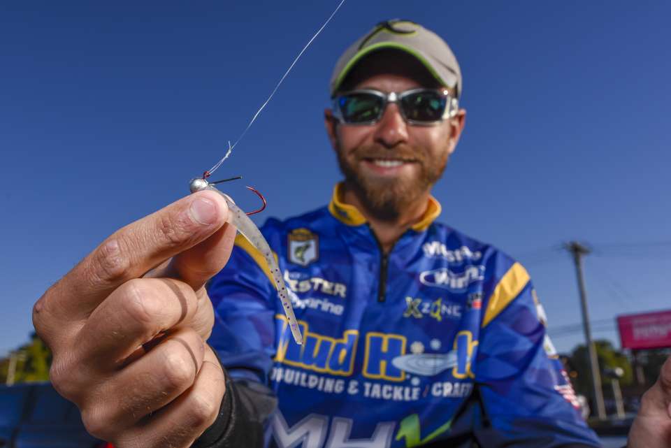 <b>Brandon Lester</b><br>
To finish second Brandon Lester used a 3.75-inch X Zone Lures Shiver Shad on a 1/8-ounce jighead. 
