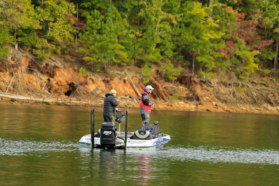 Go on the water with Scott Rook as he takes on Day 1 of the 2018 Mossy Oak Fishing Bassmaster Classic Bracket on Carters Lake.