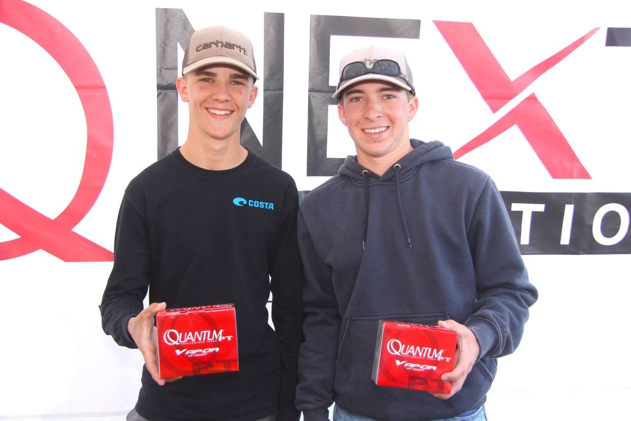 Jeremy Tolle and Garrett Hale recently won a high school national championship tournament on Pickwick, and left Grand Lake with two great Vapor reels.
