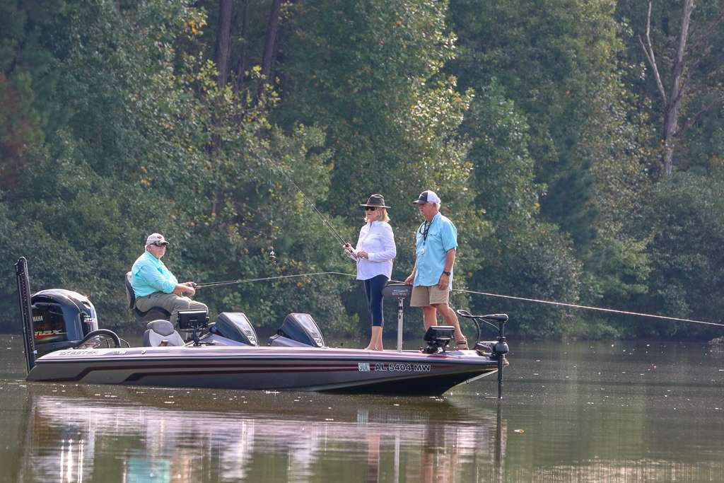 It was an unusual day in early October in Alabama, notable for its hot temperatures and the fact that some of the B.A.S.S. team found themselves fishing with Martha Stewart.