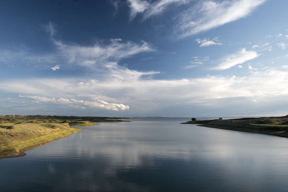 <h4>14. Fort Peck Reservoir, Montana</h4><br> [245,000 acres] This is Montanaâs largest body of water and the fifth-largest reservoir in the country by volume. And according to Montana B.A.S.S. Nation Conservation Director Don Collins, this Missouri River impoundment is the stateâs best bass fishery, too. The Montana smallmouth record was set here on Sept. 13, 2017, when Mike Dominick caught and released a massive 7.5-pound fish. 