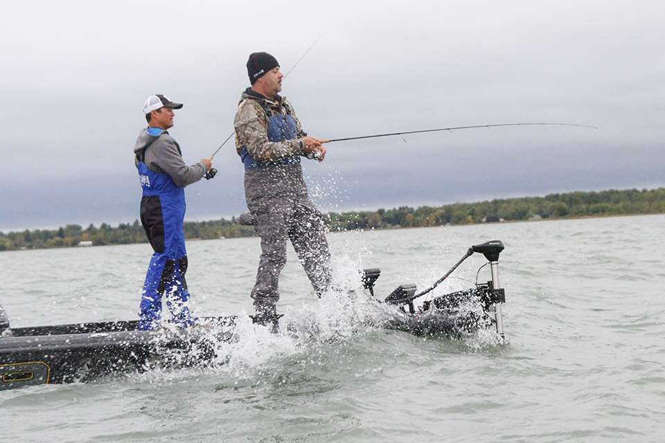 They try to fish around for a few minutes, but realize before LIVE starts up that it wasn't going to go well and that the weather had a big factor on the outcome of Tuesday's show.