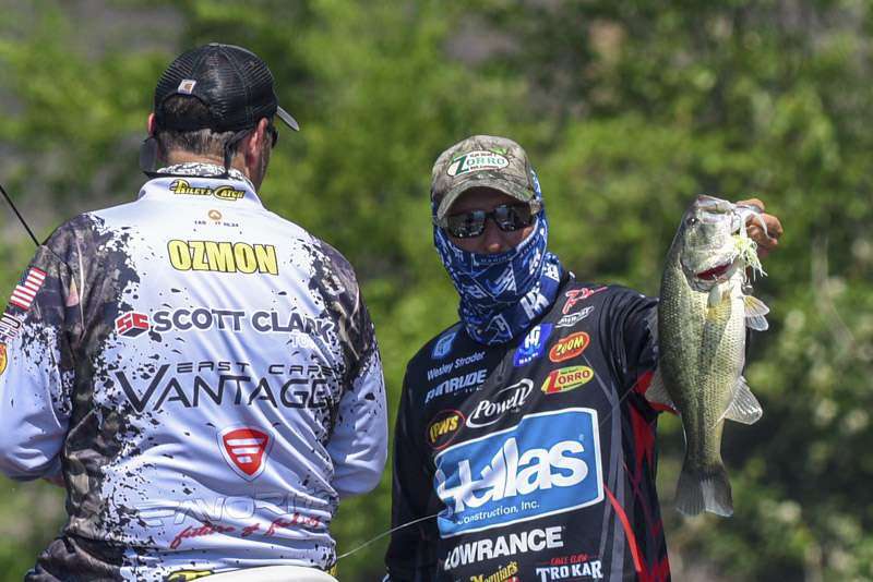 Like Lane, Strader also double qualified and bumped down the list to another angler. His fifth place in points is a result of a 28th at the Kissimmee Chain, his win at Norman, 10th at Champlain and 30th at Douglas.