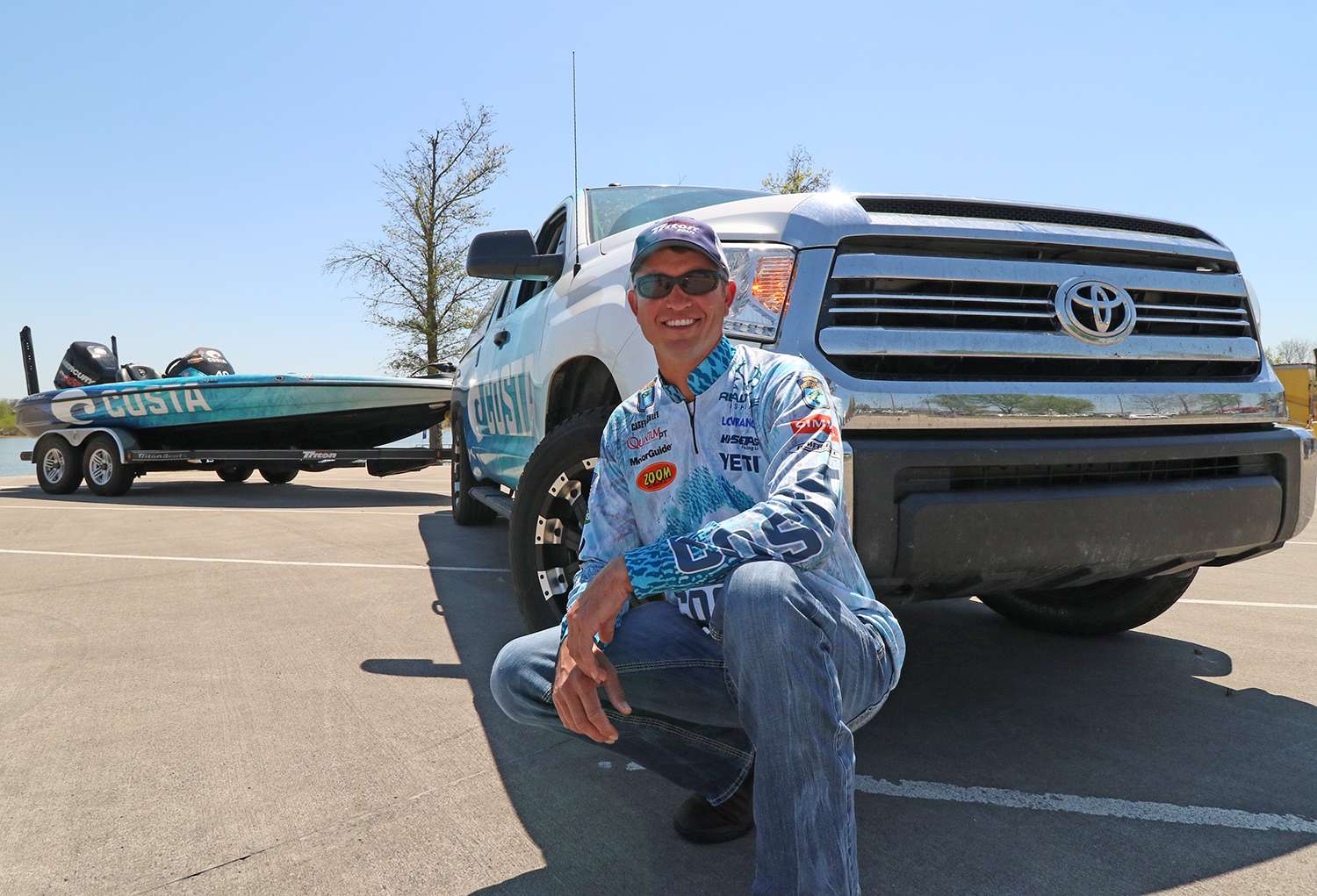 Casey Ashley has driven his 2017 Toyota Tundra Double Cab to 14 tournaments, and he loves its towing capacity. âMy Tundra allows me to pull my boat without even noticing itâs back there. It rides very good. Itâs quiet, and it turns on a dime.â  