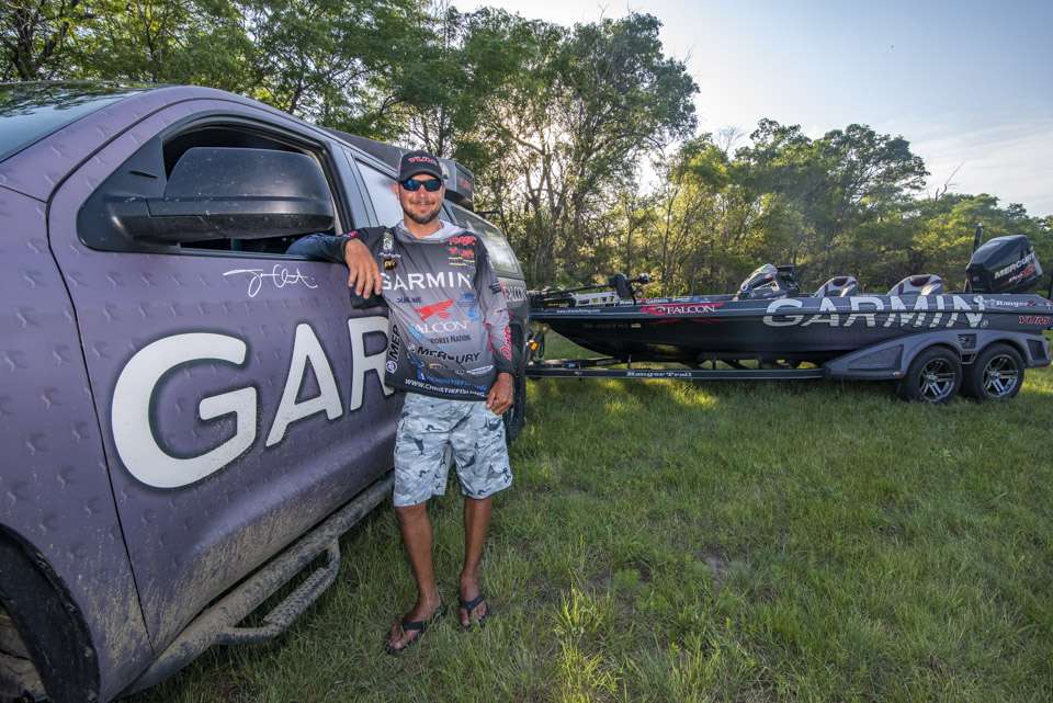 Jason Christie has two Toyota Tundras, a 2017 and a 2014, both are CrewMax 4x4. He uses one for fishing tournaments and the other for hunting and working on his property. He chose Toyota for three reasons: âOne, the way they tow; two, the room inside; and three, they pay me when I do good, with Bonus Bucks.â
