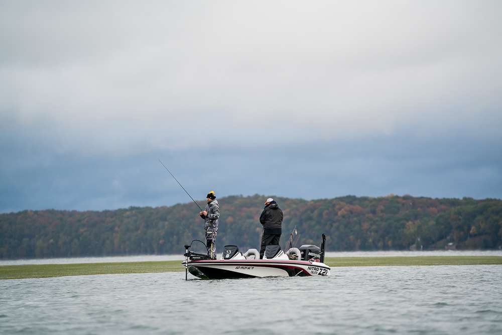 Anglers take to the water on Day 2 of the Academy Sports + Outdoors B.A.S.S. Nation Championship presented by Magellan Outdoors.
