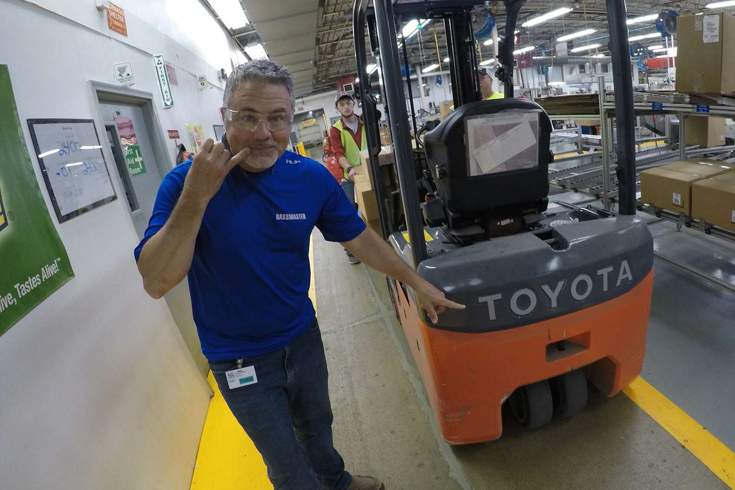 And, the folks at the Berkley plant use a Toyota forklift. How cool is that?
