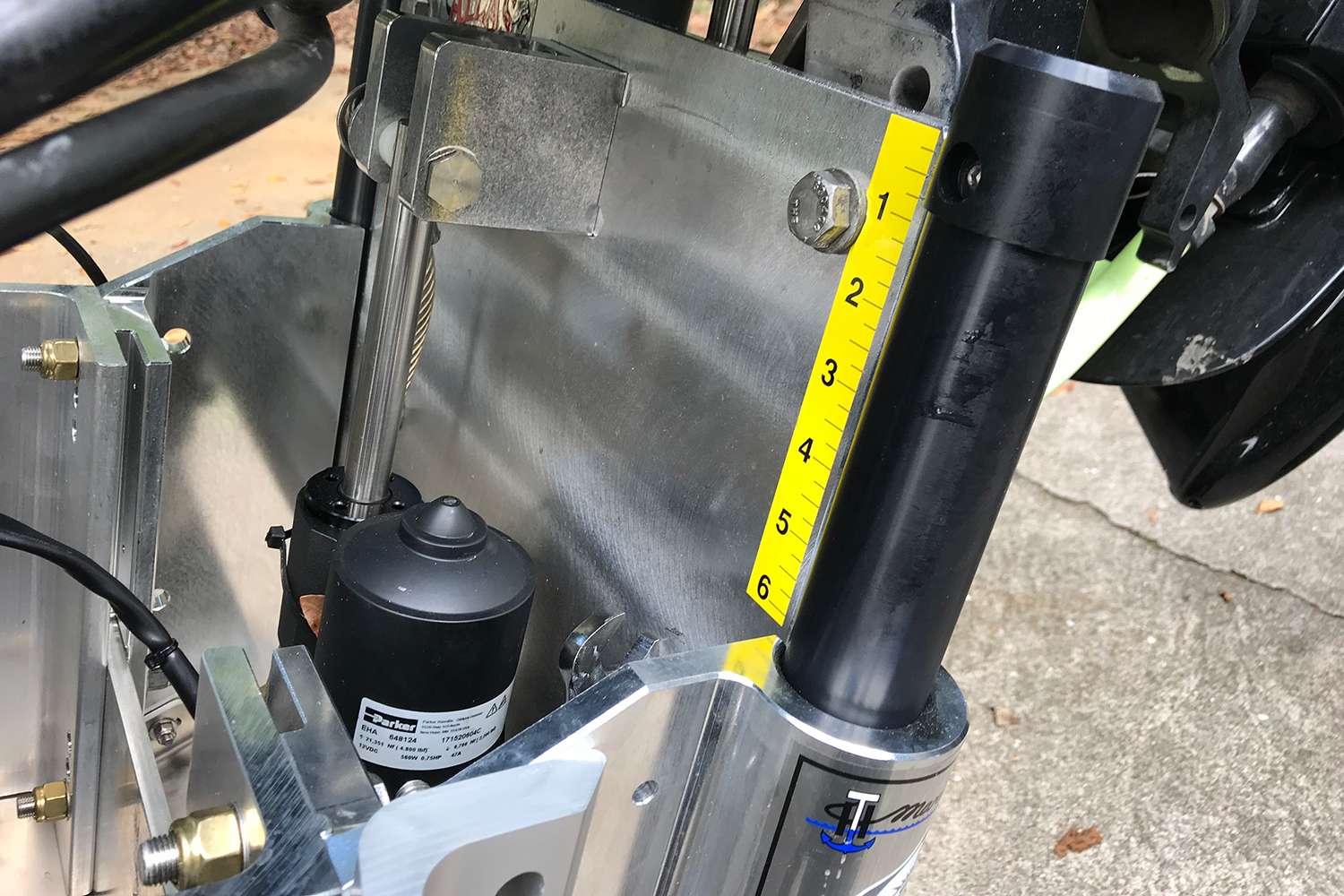 Another reason to get an Atlas hydraulic jackplate, you can raise the motor out of the way when installing Minn Kota Talons. 