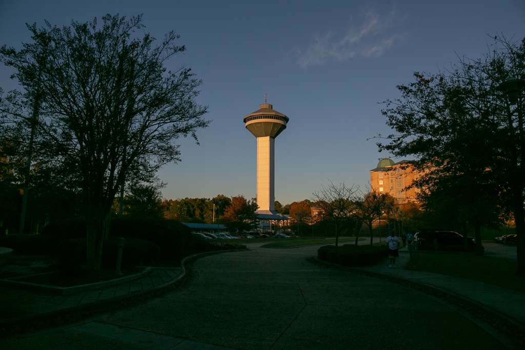 The site of registration is the Marriott Shoals and Spa Conference Center. Anyone from this part of Alabama would recognize their tower. 