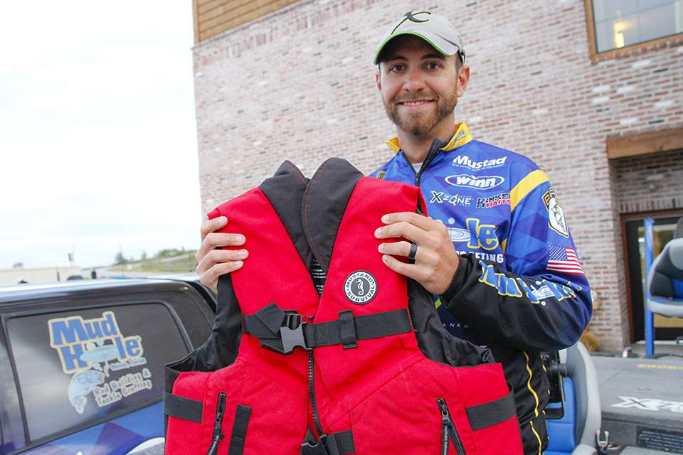 One of those is a full-vest life jacket, which is mandatory in each boat.