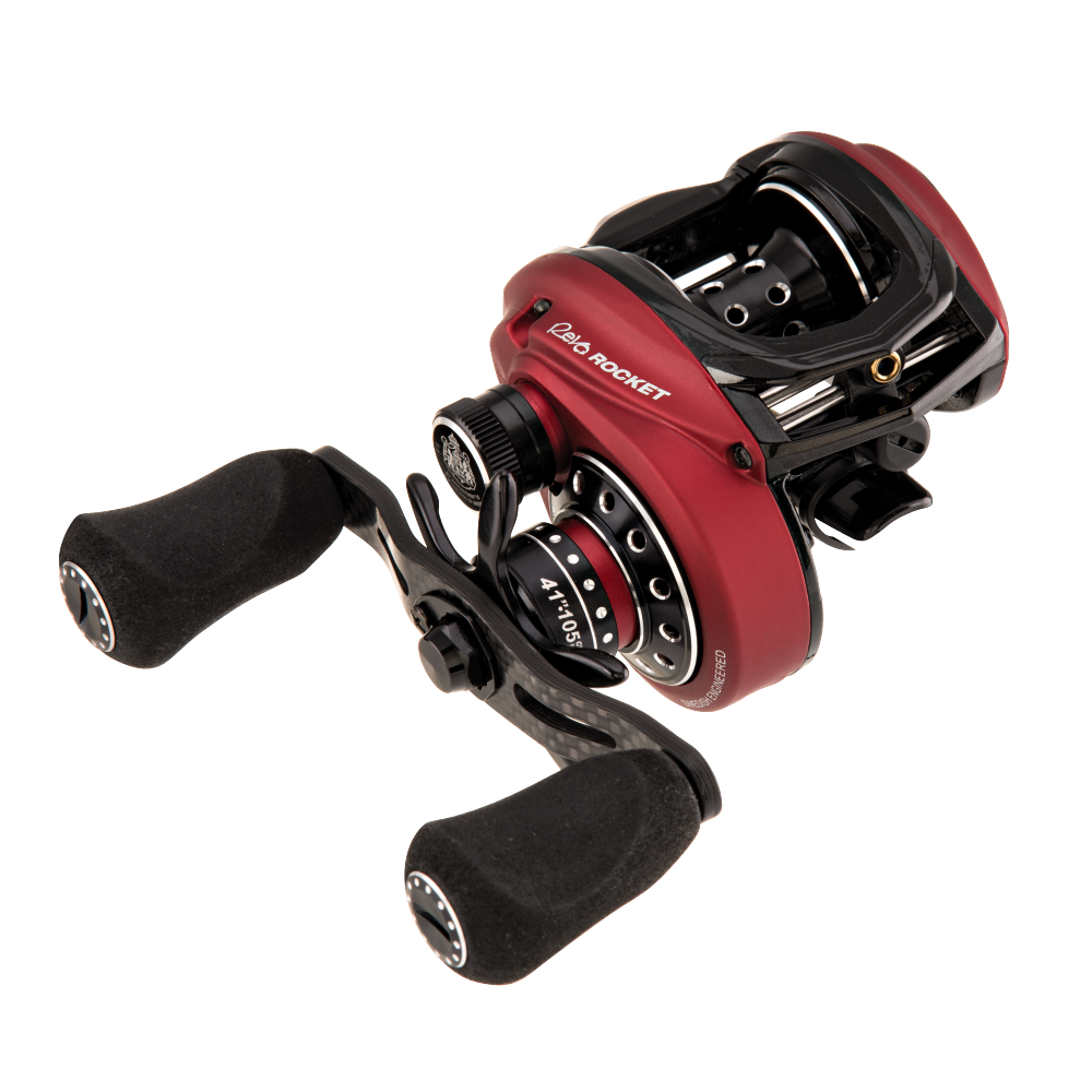 Abu Garcia Revo Rocket<BR>
The new Abu Garcia Revo Rocket packs a punch when it comes to delivering high speed performance.  Featuring our new 10.1:1 rocket gear ratio and delivering 41ââ line per turn, the new Revo Rocket gives anglers speed, compact design and power all in one package. 