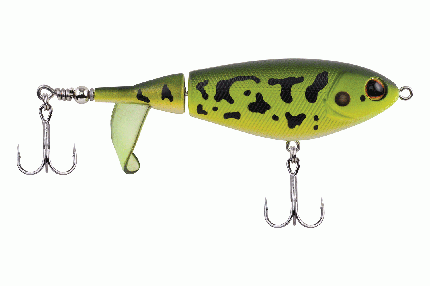 <p><b>Berkley Choppo, $9.99</b></p> Whether you are a weekend warrior or a seasoned pro, this easy to use topwater lure is designed to deliver explosive topwater action. The durable tail propeller on the Choppo wonât melt in your tackle box, and the enhanced surface area provides more sound and spray.  Equipped with sharp Fusion19 hooks. <br> <a href=