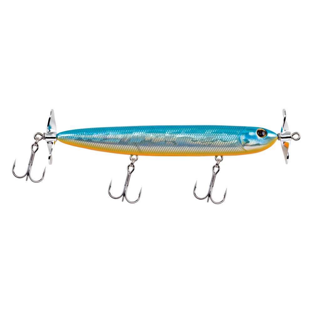 Berkley Spin Rocket - <i>Designed by Berkley Pro Angler Justin Lucas</i><BR>Create a top water commotion they canât resist with the Berkley Spin Rocket.  The slender hydrodynamic profile of the Spin Rocket is an excellent minnow imitator that glides across the surface. Equipped with sharp Fusion19 hooks.