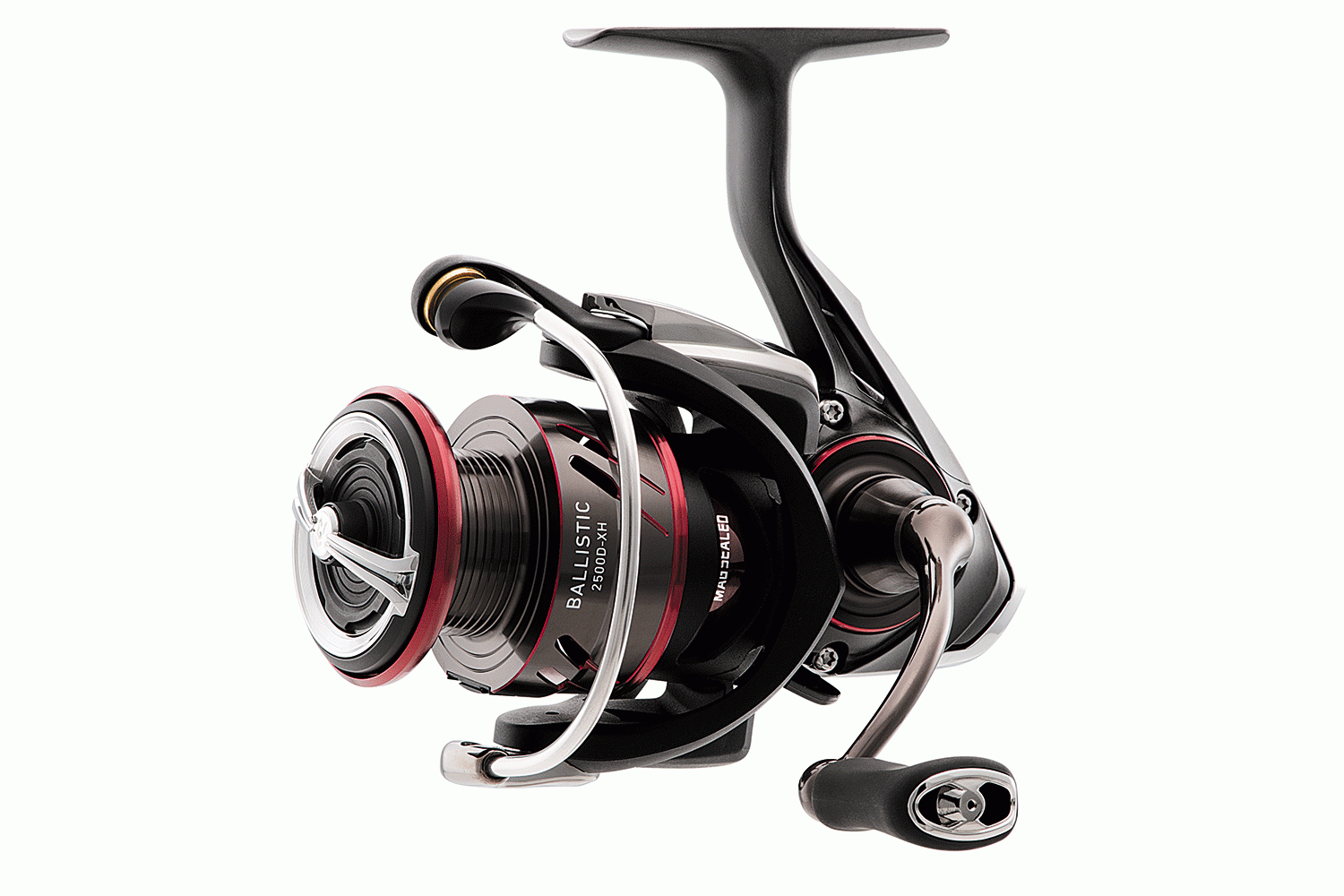 <p><b>Daiwa Ballistic LT, $229.99-$249.99</b></p> Daiwa is pleased to announce the introduction of a versatile line of spinning reels well suited for freshwater, inshore and offshore applications. The Ballistic LT series of spinning reels were designed lighter and stronger in a more compact package. The strength of the Zaion housing is an example of the LT design concept of light but tough. At the heart of the reel is a machined A7075 Aircraft Grade Aluminum DIGIGEAR designed for smoothness, strength and durability. The main shaft utilizes the Magseal which prevents water and debris intrusion. The reel is long-casting and extremely smooth employing a 7-Bearing System. With models ranging from 1000 to 6000 size the Ballistic LT line of spinning reels are designed for a wide range of gamefish incorporating many different techniques. The Ballistic LT series of reels is a prime example of Daiwaâs commitment to the LT Concept of modern spinning reel design, smaller, lighter yet stronger. <br> <a href=