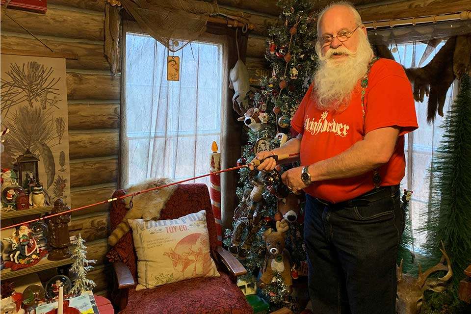 Since becoming one of Old St. Nickâs helpers, Santa Jim has filled a room in his Brighton, Mo., home with Christmas items.