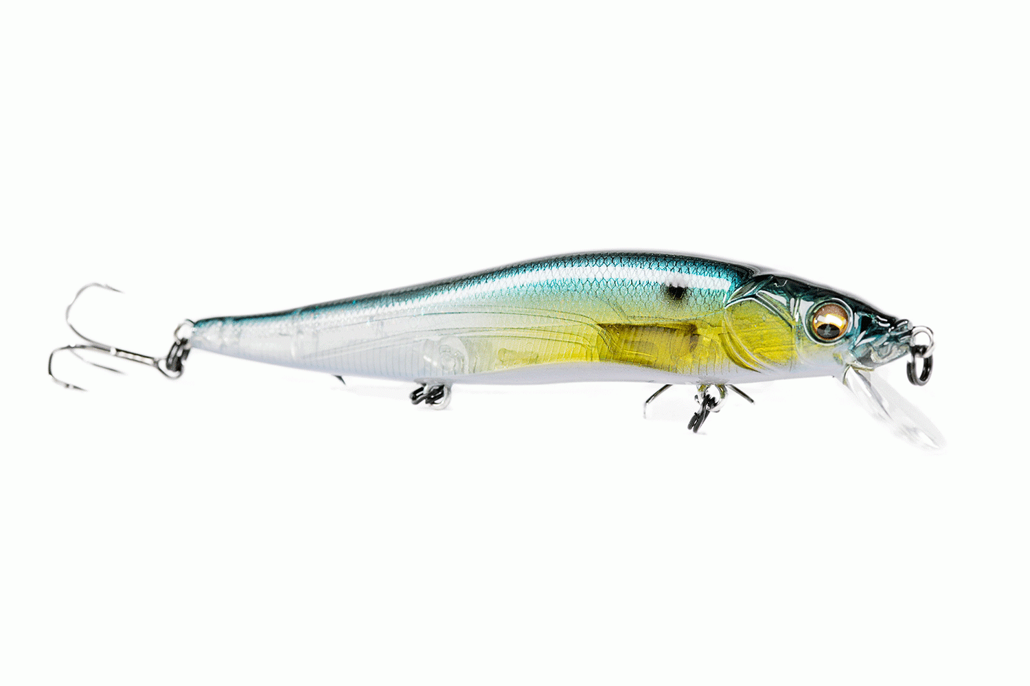 <p><b>Megabass Vision Oneten Silent, $24.99</b></p> Oneten Silent brings deadly stealth to the renowned performance of the Vision Onten jerkbait, unleashing a covert new weapon upon highly-pressured tournament waters. Built for highly-pressured target fish, the Oneten Silent expands the traditional jerkbait bite window with a stealth offering perfectly suited to the toughest conditions and highest demands of tournament anglers. <br> <a href=