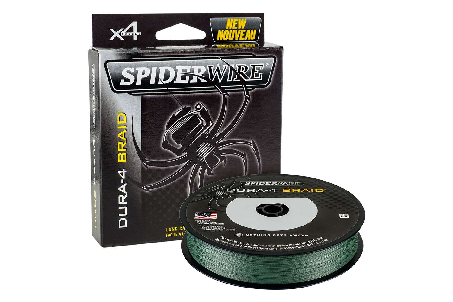 <p><b>SpiderWire Dura-4 Braid, $9.99-$189.99</b></p> This thin, four-strand diameter braid is easy to tie, and cinches down on most knots effortlessly. The no stretch properties of the PE fibers in SpiderWire line provide incredible sensitivity to instantly detect bites and underwater structure. Offered in sizes ranging from 10- to 80-pound test, SpiderWire Dura-4 offers value conscious anglers a brand they can trust to go after any species.<br>  <a href=