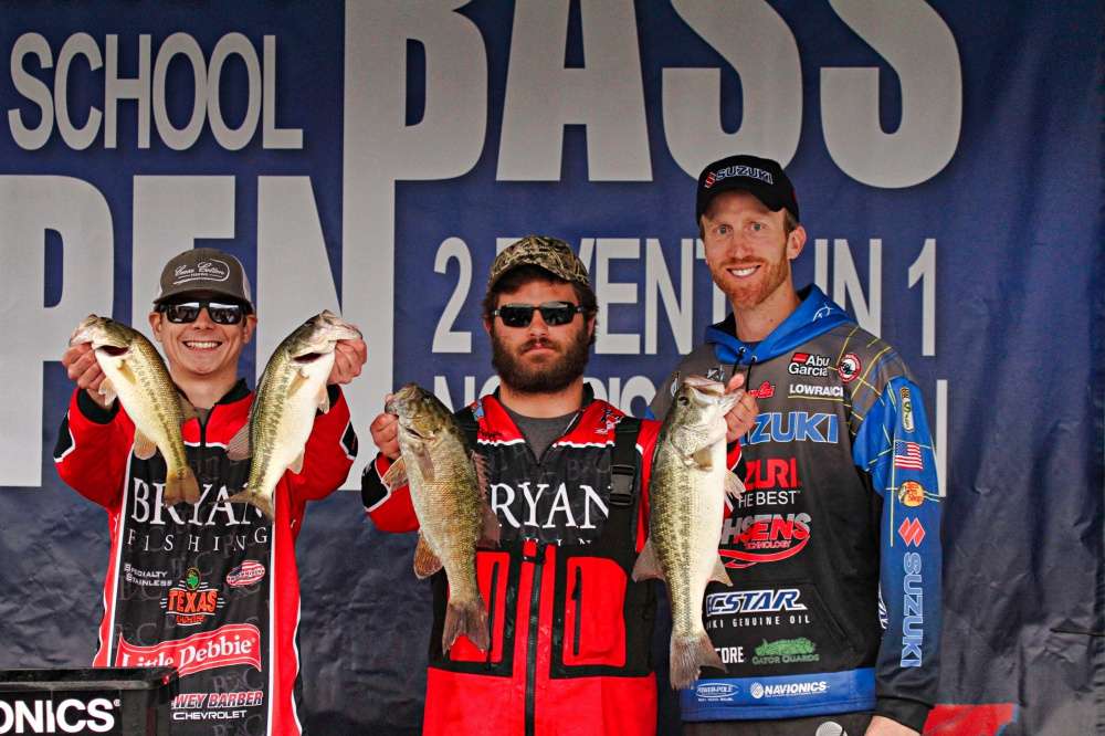 Bethel not only won big bass in College, they also came in third place. 