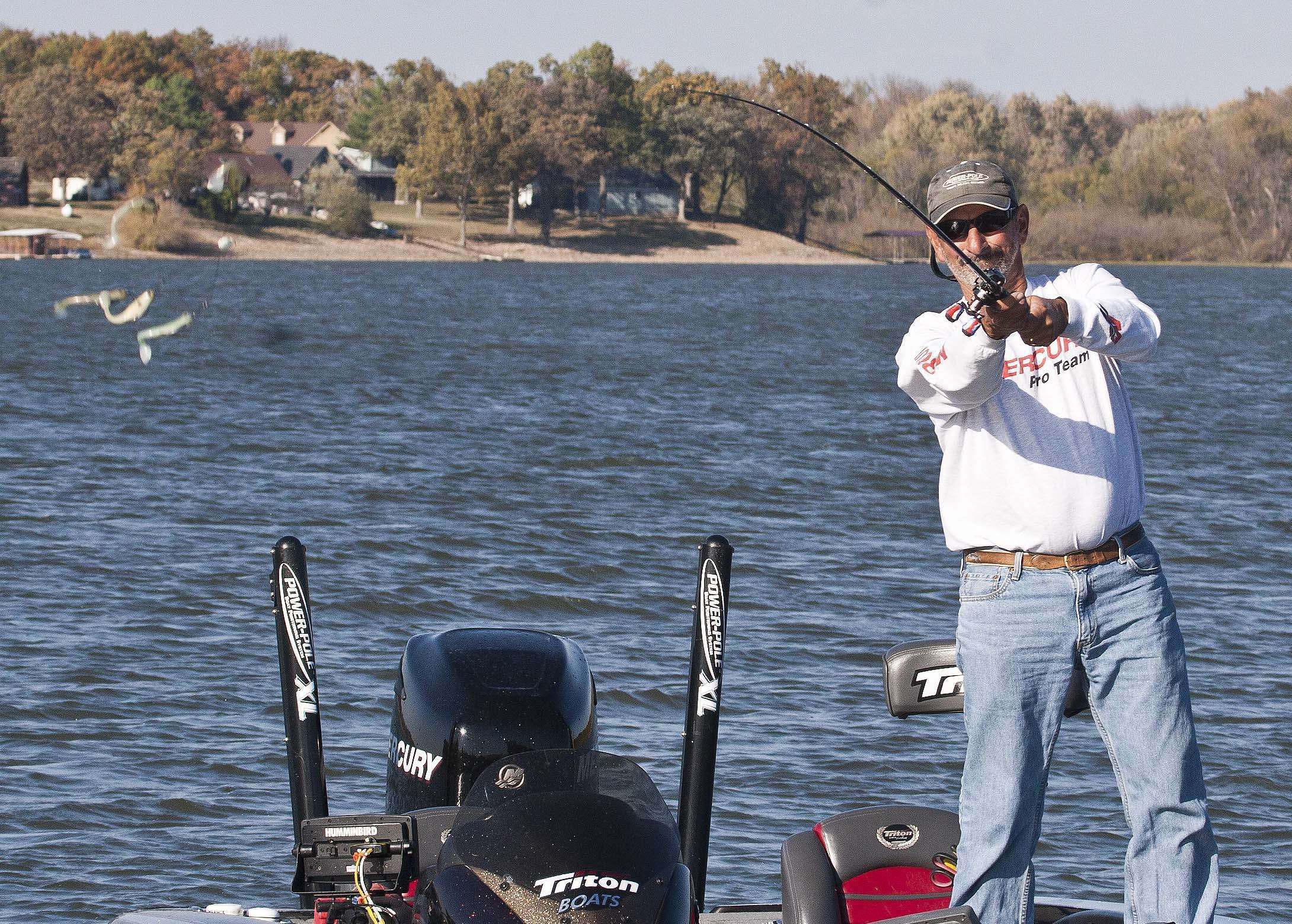 The Alabama Rig, which was imitated and marketed by numerous other companies under different names, had a major effect on the fishing world. But after several major tournaments turned into A-Rig slugfests, the technique was banned from B.A.S.S. competition in 2012 and FLW events in 2014. It remains an ultra-popular technique outside of those events.