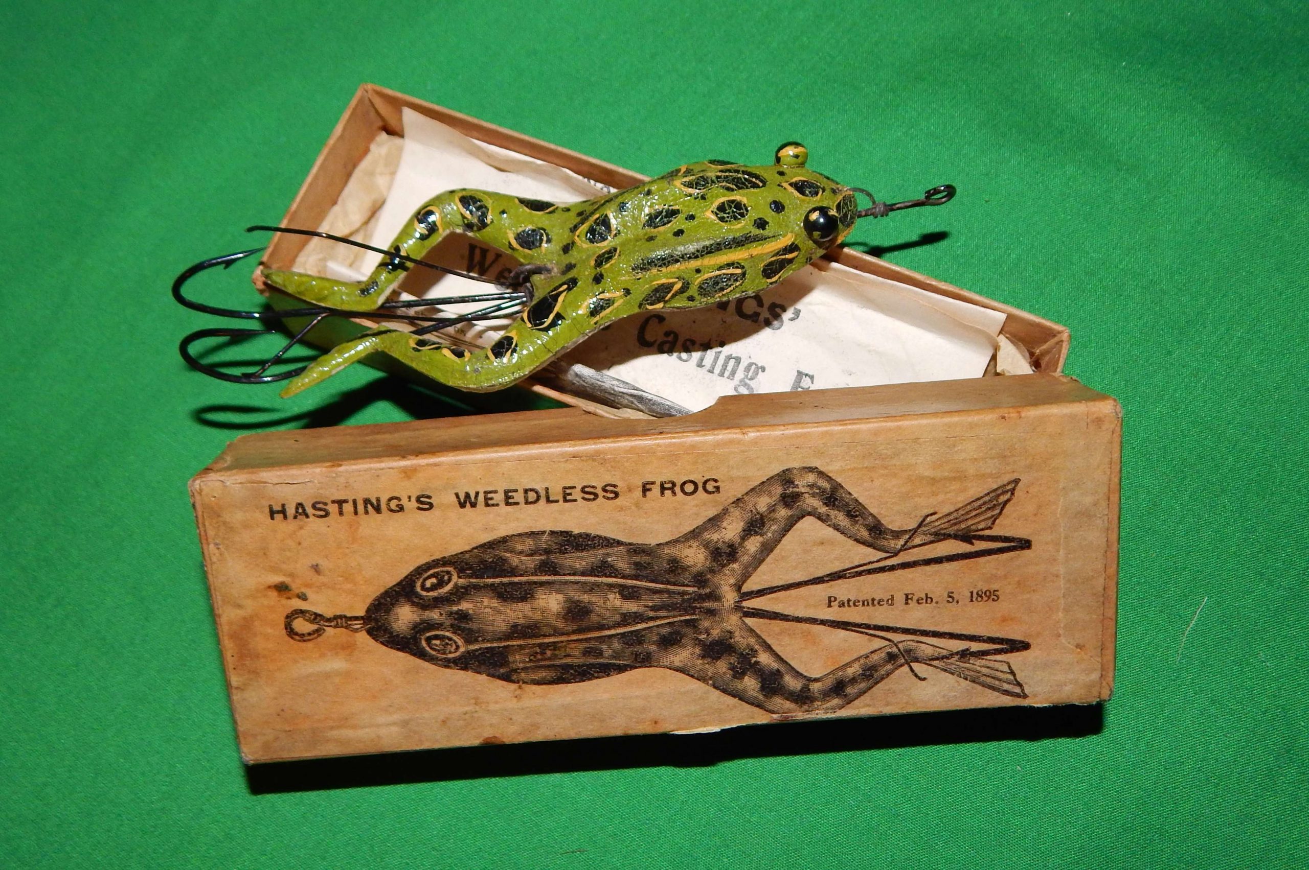 <h4>Plastic Frog</h4><BR>
Bassmaster Elite Series pro Bernie Schultz would scold me for even suggesting that the plastic frog was invented during the past 50 years. As a great historian of the sport and a collector of vintage fishing tackle, Bernie would point out that the Hastingâs Weedless Casting Frog was actually marketed in 1895. But letâs be honest, frogs have really come into their own during the past half century â and theyâve had a major effect on pro fishing.