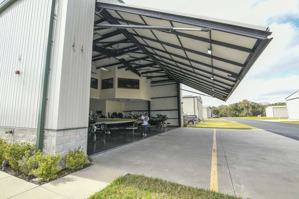 One group of anglers found the coolest AirBnB to stay in: An aircraft hanger at Orlando-Apopka Airport.