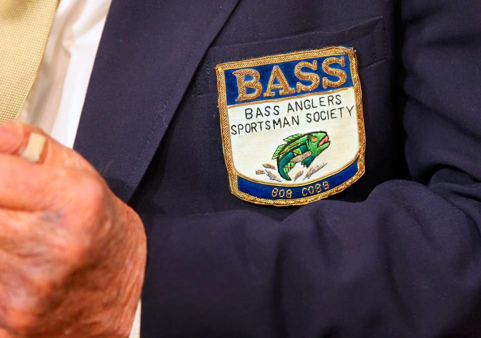 Cobb was proud of the original B.A.S.S. patch he wore on his blazer. He noted that B.A.S.S. has thrived through numerous transitions in its 50 years.
