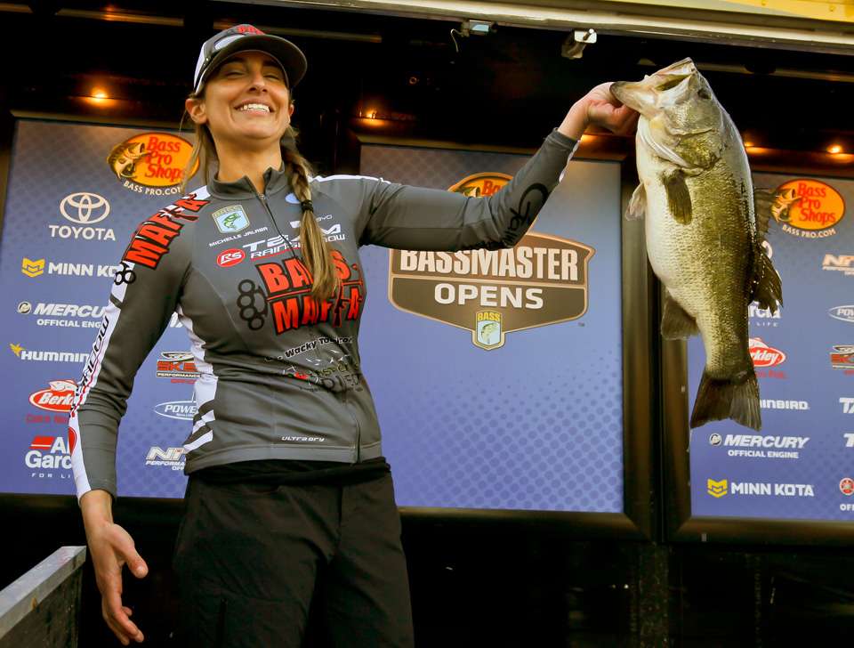 Michelle Jalaba, 23rd place co-angler (9-12)