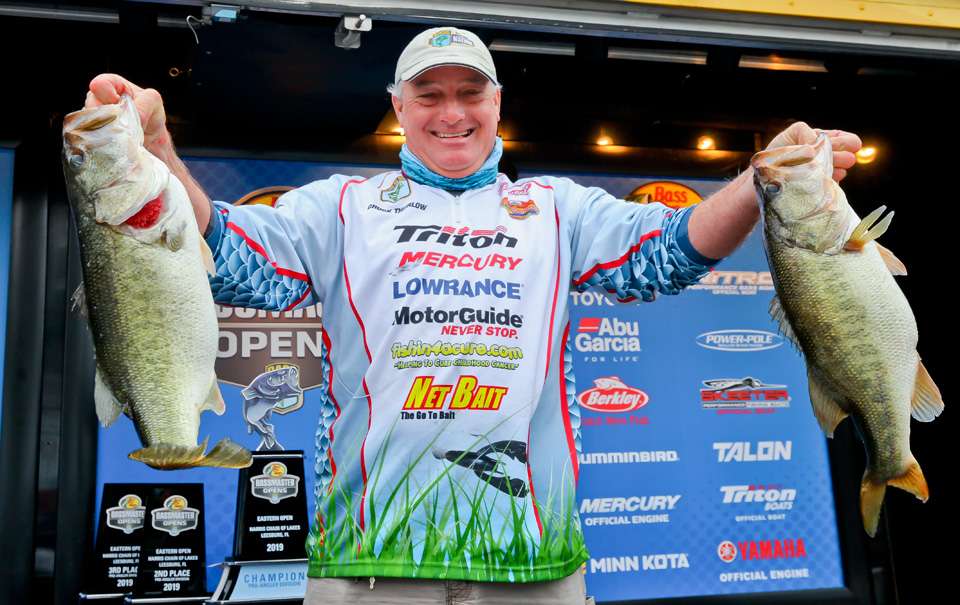 Chuck Thrulow, 1st place co-angler (32-12)