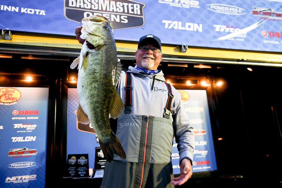 Keith Honeycutt, 6th place co-angler (21-12)