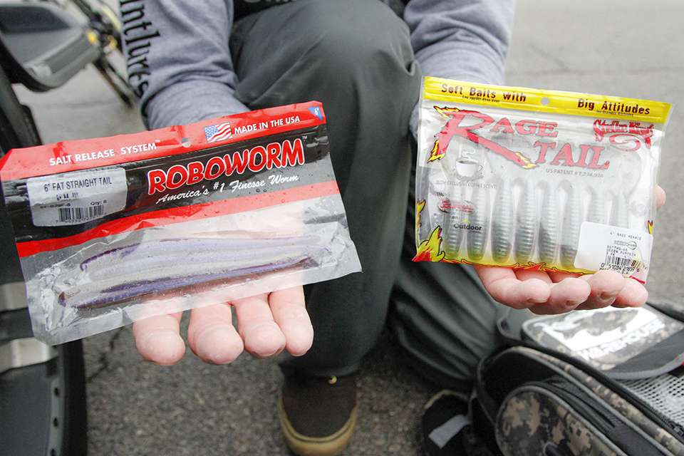 From craw-style plastics to straight-tailed worms.