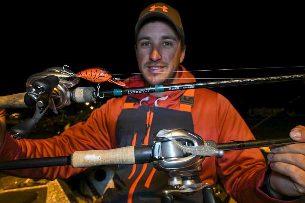 <b>Chris Johnston (10th; 57-7)</b><br> Chris Johnston made it back-to-back Championship Sundays with a Ned rig and crankbait. That choice was the Evergreen Faith Jerkbait. He made the Ned Rig with a Keitech Swing Impact 3.3 FAT on 1/4-ounce ball head jig.  