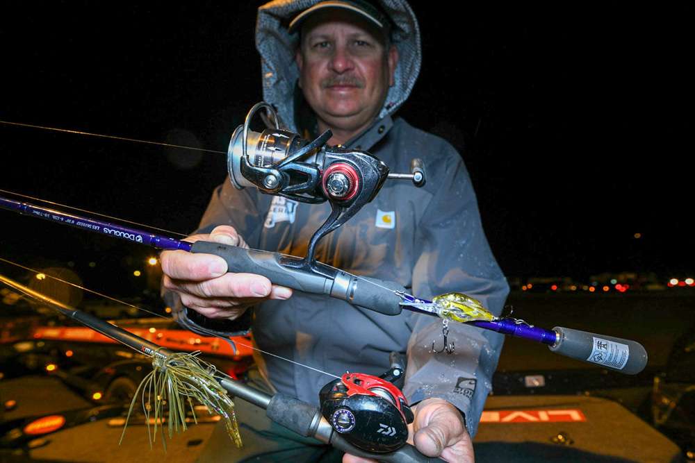 <b>Todd Auten (5th; 63-6) </b><br>
Todd Auten used the Livetarget Yearling Bait that suspends at depths of 4 feet. He chose Blue Chartreuse Shad until Championship Sunday, when he marked the sides of the lure with a red marker as the water turned dingy. He also used a 3/8-ounce Zorro Baits Booza Bug with 4-inch Zoom Super Speed Craw for a trailer. 
