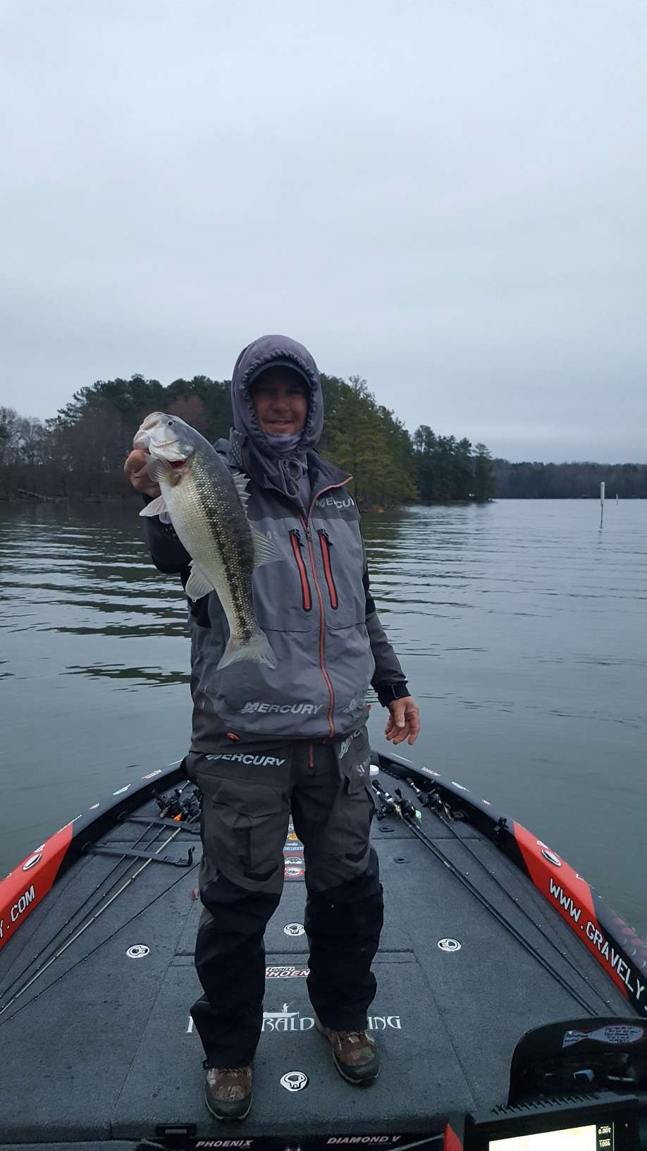 Cliff Prince with his first keeper of the day. 