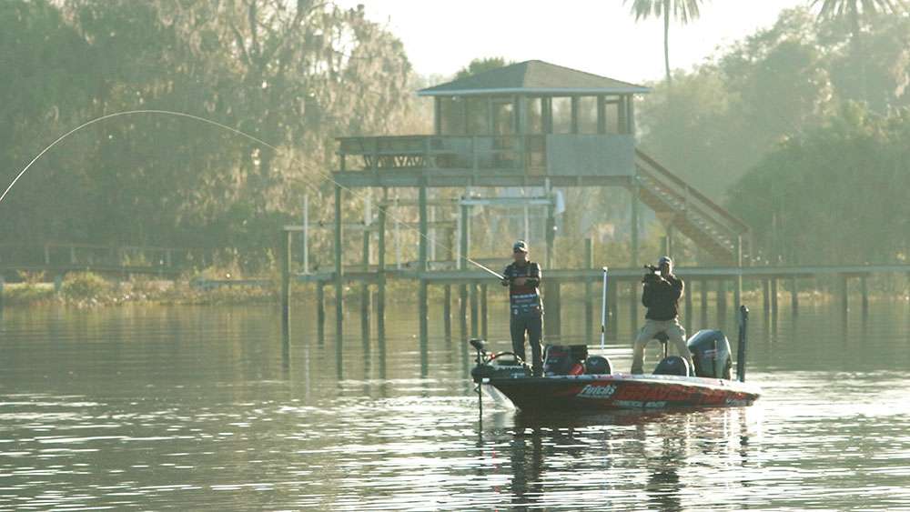 Go on the water early with Cliff Prince as he takes on the first day on the St. Johns River. 