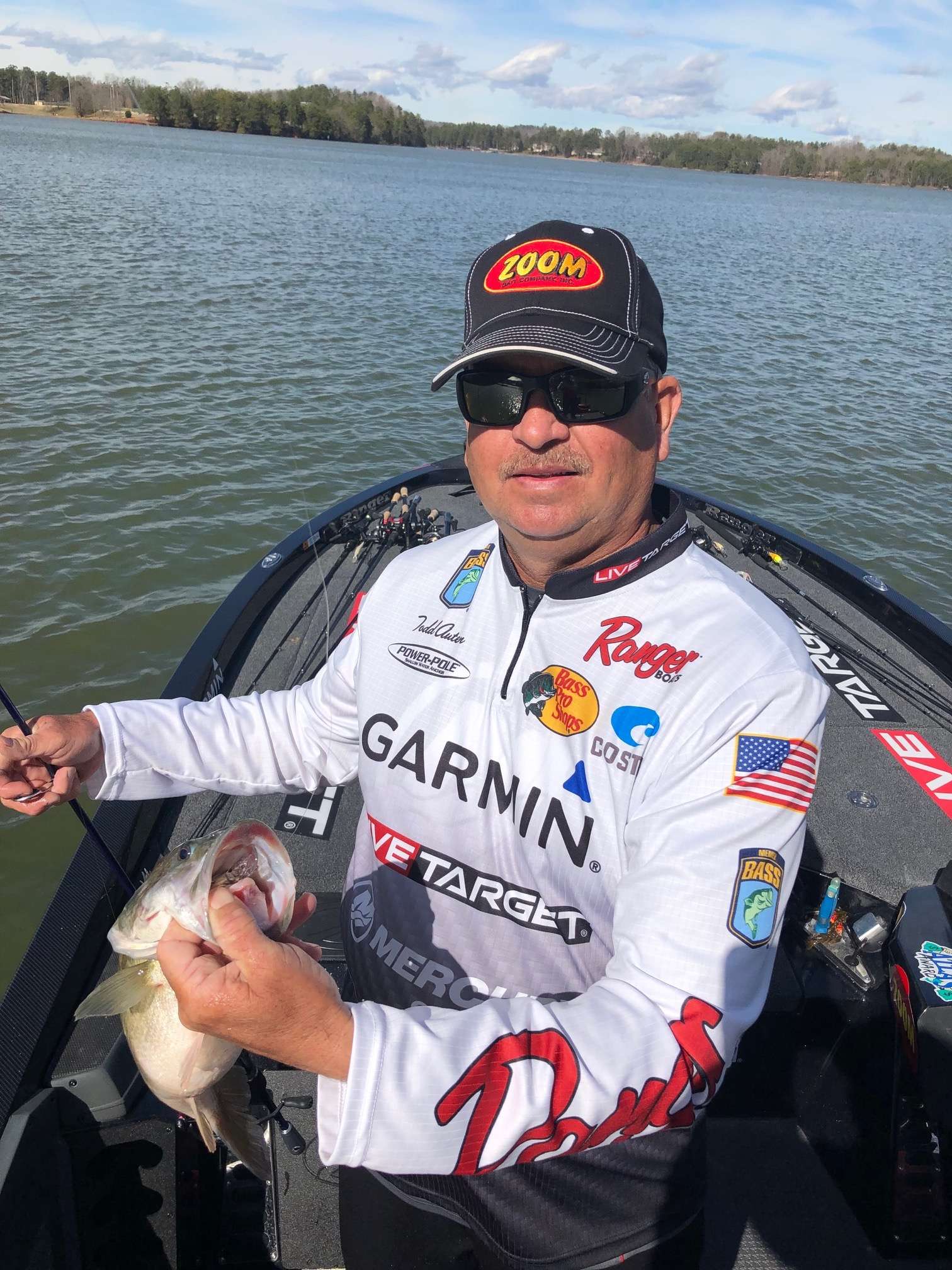 Another upgrade for Todd Auten....as you can see, he choked the Live Target crankbait.