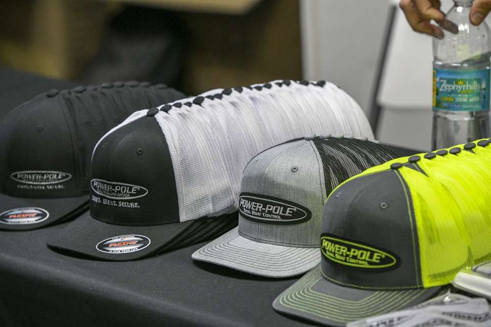 Some Power-Pole hats for the anglers.