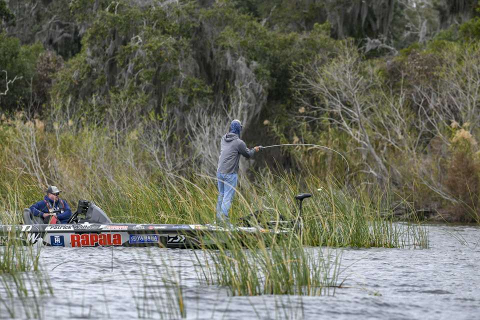 Follow Bassmaster Elite Series rookie Patrick Walters as he plucks off St. Johns River bass on the third day of the Power-Pole Bassmaster Elite Series on the St. Johns River. 