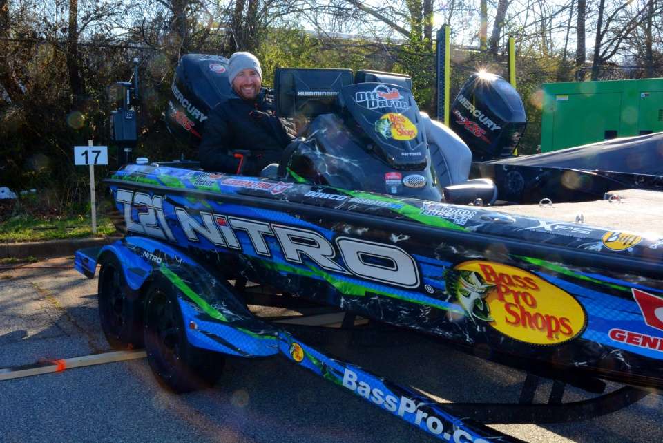 The boat that Ott DeFoe used to land a win in the 2019 GEICO Bassmaster Classic presented by DICK'S Sporting Goods was a NITRO Z21. Its length overall is 21 feet 2 inches with a beam spanning 95 inches. âItâs a performance-driven boat with lots of design input from the anglers.â The Rapid Planing System (RPS) for quicker holeshots and maximized speed is an example. *This photo gallery was shot in early 2018.
<p>
<em>All captions: Craig Lamb</em>
