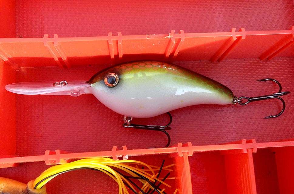 The Strike King 6XD requires a large slot in the tacklebox.