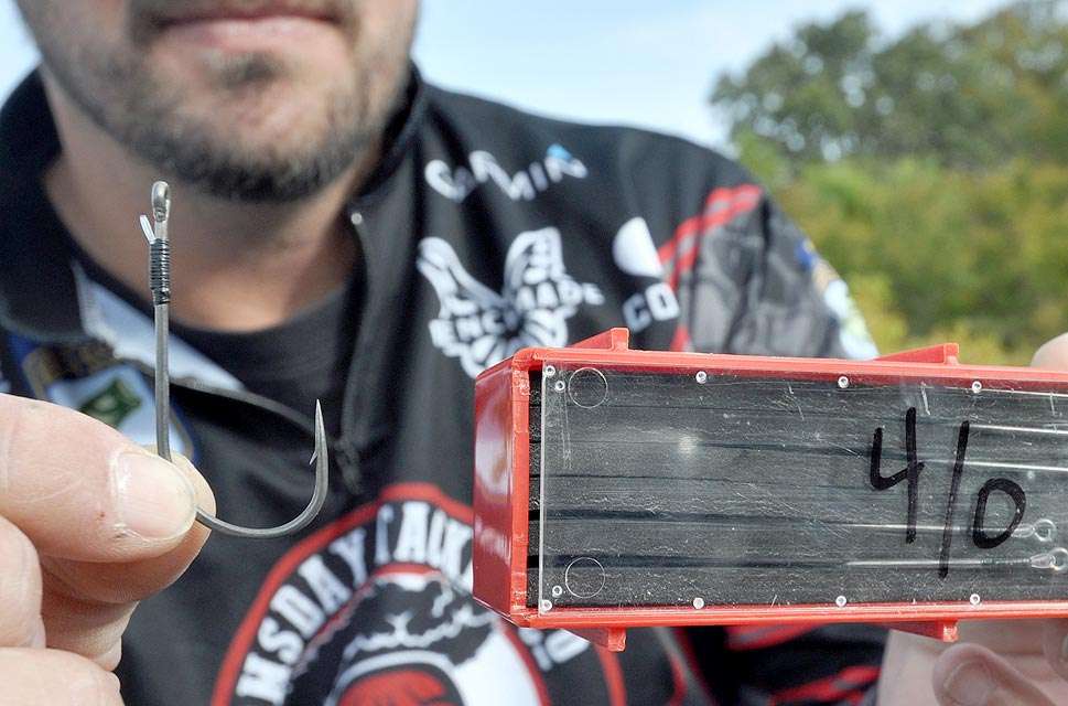 Mullins always has a supply of 4/0 Owner Jungle Flippinâ Hooks in his boat and recommends them for the beginnerâs tacklebox.
	âI use this hook 90 percent of the time when Iâm flippinâ, fishing a Carolina rig, Texas rigging a big worm and more. Itâs strong and has a slick coating for easy penetration.â
