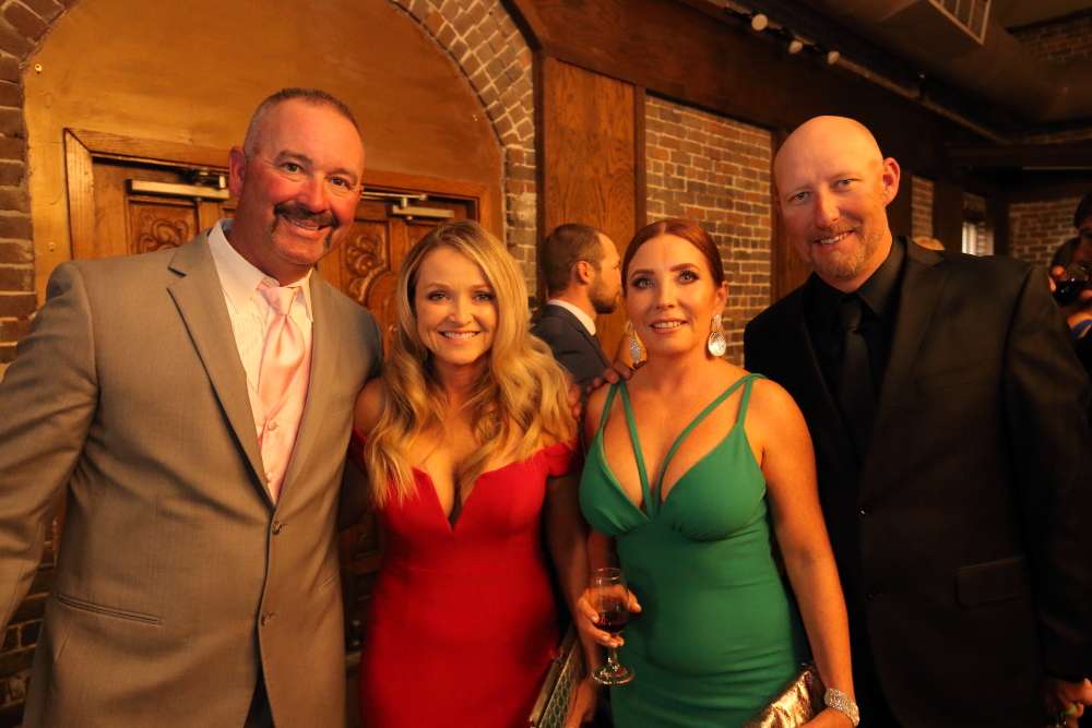 Gerald and Le Ann Swindle, and Stefany and Wesley Strader